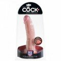 King Cock Plus (22,9*5,6 см) Фаллоимитатор с твердой серединой и мягкими боками (США)